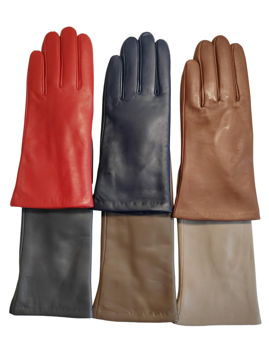 Fashion leather gloves in multiple colors